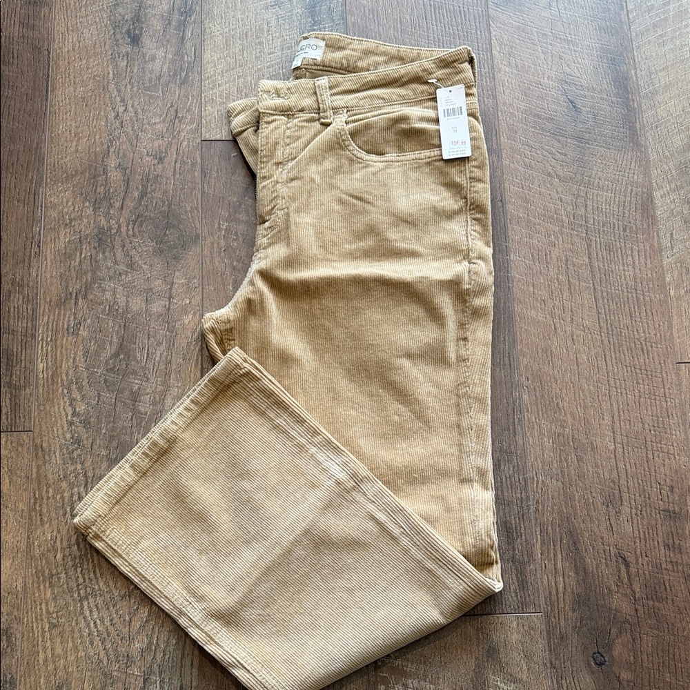 Pilcro Beige Corduroy Trousers